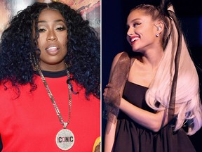 Missy Elliott and Ariana Grande. (Gary Gershoff/Getty Images for VH1/Kevin Winter/Getty Images)