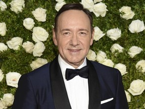 In this June 11, 2017 file photo, Kevin Spacey arrives at the 71st annual Tony Awards at Radio City Music Hall in New York.