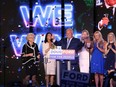 Ontario's Premier-designate Doug Ford with his family on stage after addressing his supporters at the Toronto Congress Centre on Thursday June 7, 2018. Jack Boland/Toronto Sun/Postmedia Network