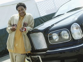 Actor Orlando Brown poses at Shaquille O'Neal's "Shaqtacular VIII" at Barker Hanger on September 20, 2003 in Santa Monica, California. (Kevin Winter/Getty Images)