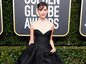 Allison Brie attends The 75th Annual Golden Globe Awards at The Beverly Hilton Hotel on January 7, 2018 in Beverly Hills, California. (Photo by Frazer Harrison/Getty Images)