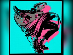 This cover image released by Warner Bros. shows "The Now Now," a release by Gorillaz. (Warner Bros. via AP)