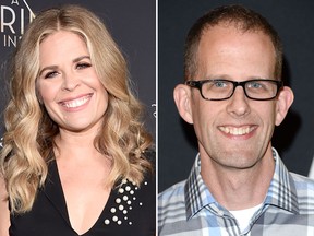 Jennifer Lee and Pete Docter. (Alberto E. Rodriguez/Getty Images for Disney/Matt Winkelmeyer/Getty Images)