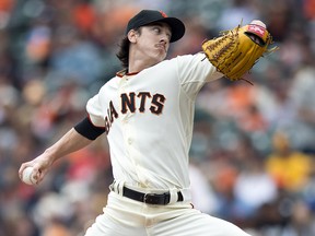 Tim Lincecum of the San Francisco Giants pitches against the San Diego Padres at AT&T Park on June 25, 2014 in San Francisco. (Jason O. Watson/Getty Images)