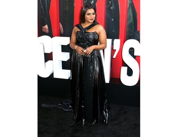 Mindy Kaling attends the Ocean's 8 World Premiere at the Alice Tully Hall in New York, N.Y. on June 5, 2018. (Steven Bergman/AFF-USA.COM)