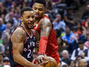 Norman Powell's future with the Raptors remains unclear. (ERNEST DOROSZUK/TORONTO SUN FILES)