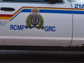 RCMP vehicle in New Brunswick.