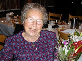 Sonia Scurfield, photographed at Jasper Park Lodge in 2002.