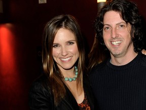 Actress Sophia Bush (L) and creator Mark Schwahn pose at The CW's presentation of 'An Evening with One Tree Hill' at the Arclighht Theater on January 5, 2011 in Los Angeles, Calif. (Kevin Winter/Getty Images)