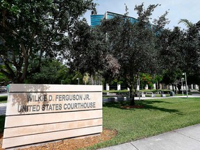 A general view of the Wilkie D. Ferguson Jr. US Federal Courthouse as seen in Miami, Fla., on June 12, 2018.