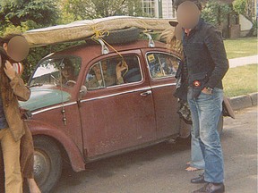This is the vehicle Ron Yakimchuk and his wife, Terry Pettit, a former Edmonton Journal reporter, were driving when they disappeared in 1973. At the time the couple disappeared they had a kayak mounted on the roof of the Volkswagen.