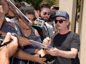 David Spade attends the Columbia Pictures and Sony Pictures Animation's world premiere of 'Hotel Transylvania 3: Summer Vacation' at Regency Village Theatre on June 30, 2018 in Westwood, California.