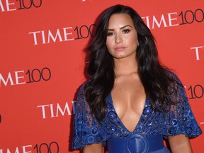In this file photo taken on April 25, 2017 Demi Lovato attends the 2017 Time 100 Gala at Jazz at Lincoln Center in New York City. (ANGELA WEISS/AFP/Getty Images