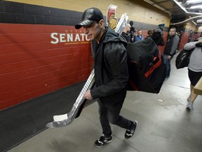 Retiring Senators right winger Alex Burrows talked about some of the “negative energy” in the locker room this season. He said he’s never seen anything like it.  (The Canadian Press )