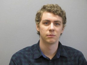 This Sept. 6, 2016 file photo released by the Greene County Sheriff's Office, shows Brock Turner at the Greene County Sheriff's Office in Xenia, Ohio, where he officially registered as a sex offender.