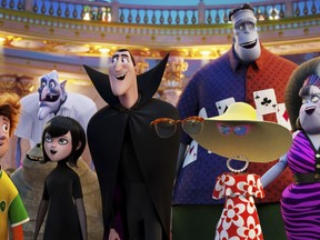 This image released by Sony Pictures Animation shows a scene from "Hotel Transylvania 3: Summer Vacation." (Sony Pictures Animation via AP)