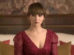In this image released by Twentieth Century Fox, Jennifer Lawrence appears in a scene from "Red Sparrow." (Murray Close/Twentieth Century Fox via AP) ORG XMIT: NYET226