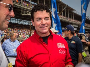 Papa John's founder and CEO John Schnatter attends the Indy 500 on May 23, 2015 in Indianapolis, Ind. (Michael Hickey/Getty Images)