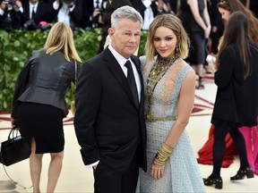 David Foster and Katharine McPhee attend the Heavenly Bodies: Fashion & The Catholic Imagination Costume Institute Gala at The Metropolitan Museum of Art on May 7, 2018 in New York City.  (Theo Wargo/Getty Images for Huffington Post)