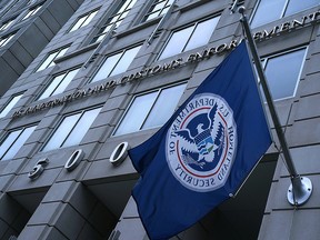 An exterior view of U.S. Immigration and Customs Enforcement (ICE) agency headquarters is seen July 6, 2018 in Washington, DC. (Alex Wong/Getty Images)