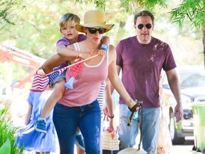 Jennifer Garner America's Independence Day With Ben Affleck And All Of Their Children. Part 2.  Featuring: Jennifer Garner, Ben Affleck