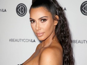 Kim Kardashian West attends the Beautycon Festival L.A. 2018 at the Los Angeles Convention Center on Sunday, July 15, 2018.