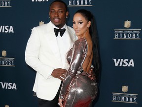 Buffalo Bills running back LeSean McCoys (L) and Delicia Cordon attend the sixth annual NFL Honors at Wortham Theater Center on Feb. 4, 2017 in Houston, Texas.