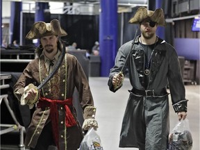 Erik Karlsson of the Senators and Victor Hedman of the Lightning, good friends off the ice, spiced up NHL All-Star Game weekend in Tampa in January by arriving at the arena in pirate costumes.