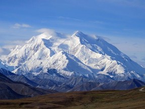 Mount McKinley in Denali National Park, Alaska on Aug. 19, 2011. (AP Photo/Becky Bohrer)