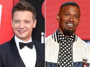 Jeremy Renner, left, and Jamie Foxx. (Getty Images file photos)