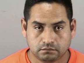 This booking photo released by the San Francisco Police Department shows Orlando Vilchez Lazo. Police say Lazo, a serial rapist, has been arrested after he allegedly preyed on women by posing as a ride-hailing driver and picking up women waiting for rides in San Francisco. (San Francisco Police Department via AP)