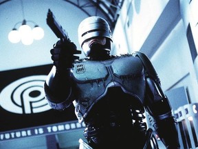 Page Fletcher as RoboCop. (File Photo)