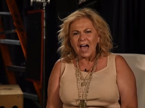 Roseanne Barr is seen in a new video uploaded onto YouTube. (YouTube screengrab)