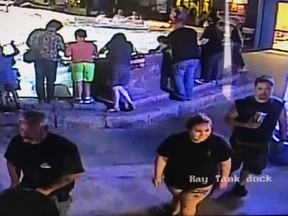 The San Antonio Aquarium posted this image on their Facebook page of the three suspects involved in the alleged theft of a shark. (San Antonio Aquarium)