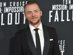 Simon Pegg attends the U.S. Premiere of "Mission: Impossible - Fallout" at Smithsonian's National Air and Space Museum on July 22, 2018 in Washington, DC. (Shannon Finney/Getty Images)