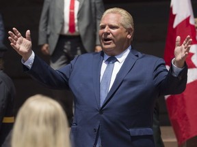 Doug Ford sworn in as Premier of Ontario in Toronto on June 29, 2018(Craig Robertson/Toronto Sun)