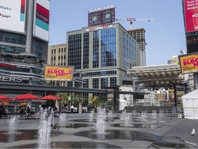 Yonge-Dundas Square in Toronto on May 31, 2018.