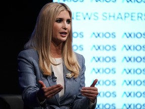 Ivanka Trump, White House adviser and daughter of President Donald Trump, speaks during an Axios360 News Shapers event August 2, 2018 at the Newseum in Washington, DC. (Alex Wong/Getty Images)