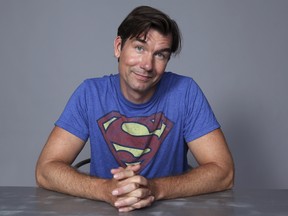 Jerry O'Connell poses for a portrait to promote the film "The Death of Superman" on day two of Comic-Con International on Friday, July 20, 2018, in San Diego.