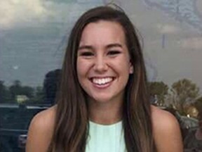 This undated file photo released by the Iowa Department of Criminal Investigation shows Mollie Tibbetts, a University of Iowa student who was reported missing from her hometown in the eastern Iowa city of Brooklyn on July 18, 2018.