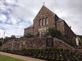 This Aug. 22, 2018 photo shows St. Therese's Church in Shavertown, Pa.  , is seen in this Aug. 22, 2018 photo.