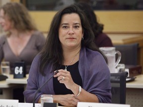 Justice Minister Jody Wilson-Raybould appears at the Senate legal and constitutional affairs committee on Bill C-51 in Ottawa on Wednesday, June 20, 2018.