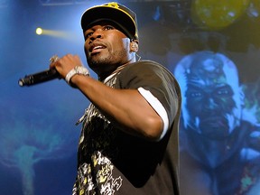 Rap artist 50 Cent performs at The Pearl concert theatre at the Palms Casino Resort June 6, 2010 in Las Vegas.