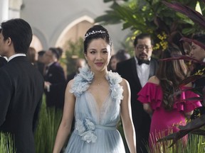 This image released by Warner Bros. Entertainment shows Constance Wu in a scene from the film "Crazy Rich Asians."