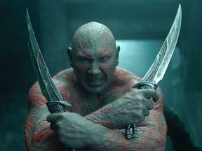 Dave Bautista plays Drax the Destroyer in Marvel's "Guardians of the Galaxy."