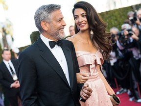 George and Amal Clooney attend the American Film Institute's 46th Life Achievement Award Gala Tribute to George Clooney at Dolby Theatre on June 7, 2018 in Hollywood, Calif.