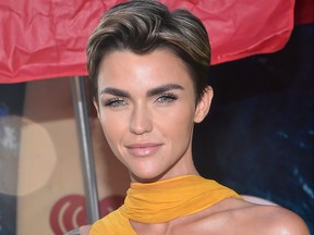 Ruby Rose attends the premiere of Warner Bros. Pictures And Gravity Pictures' "The Meg"  at TCL Chinese Theatre IMAX on August 6, 2018 in Hollywood, Calif.  (Alberto E. Rodriguez/Getty Images)