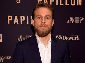 Charlie Hunnam attends the premiere of Bleecker Street Media's "Papillon" at The London West Hollywood on August 19, 2018 in West Hollywood, California.