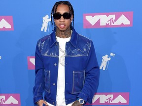Tyga attends the 2018 MTV Video Music Awards at Radio City Music Hall on August 20, 2018 in New York City.
