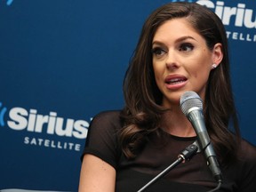 Abby Huntsman attends a special edition of SiriusXM's No Labels Radio, airing on SiriusXM POTUS at SiriusXM Studios on May 5, 2015 in New York City.  (Rob Kim/Getty Images for SiriusXM)